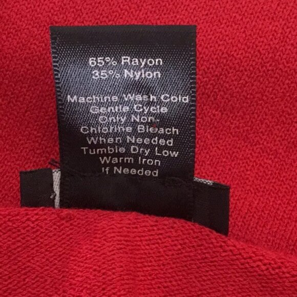 Red Ann Taylor pleated A Line dress - Picture 5 of 5